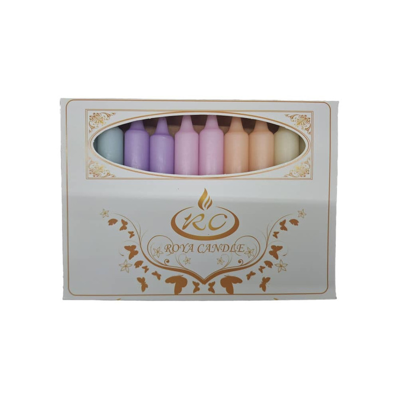 شمع رویا کندل مدل RC کد TL47 بسته 10 عددی